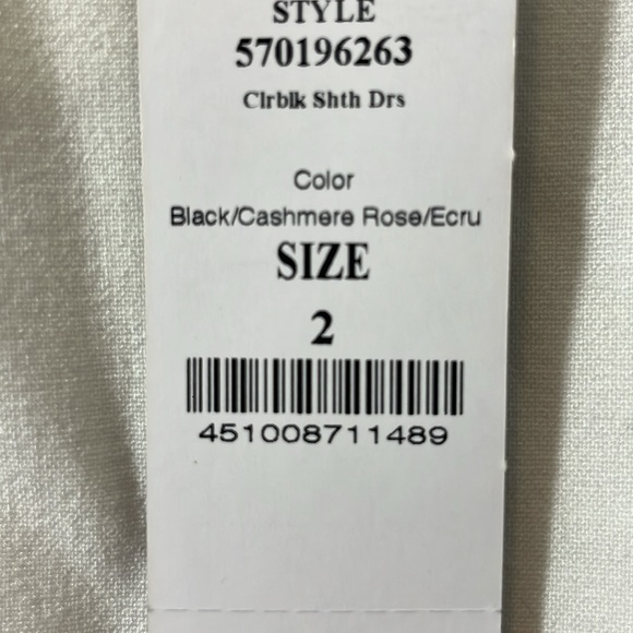 White Pink & White Sheath Dress - Picture 5 of 5